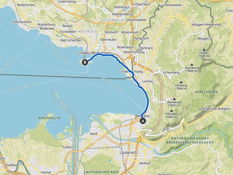 Von Bregenz nach Lindau, Lindau (Bodensee) Wanderung Komoot